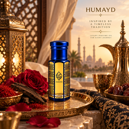 HUMAYD Mukhallat Emirates Perfume Oil Unisex | Floral Spicy Arabian Attar 6ml