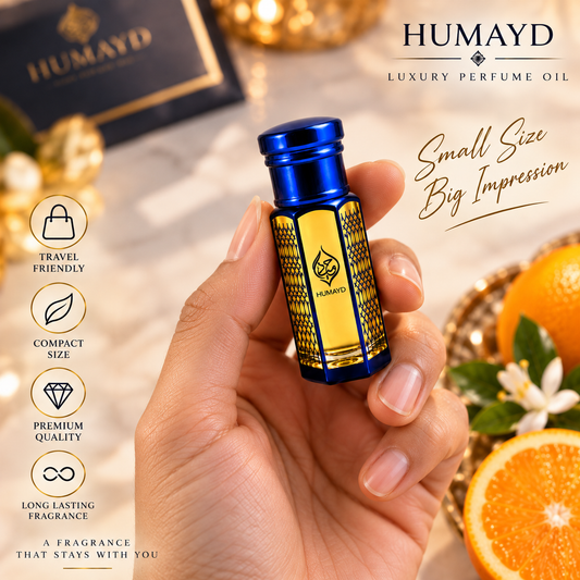 HUMAYD Orange Musk Perfume Oil Unisex | Concentrated Attar Alcohol Free 6ml