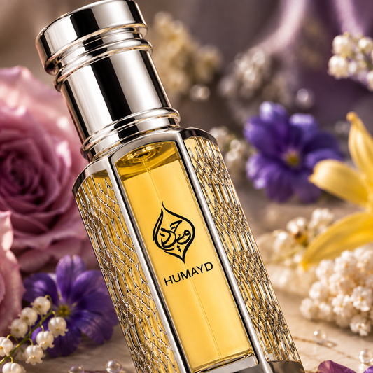 HUMAYD Violet Musk Perfume Oil Unisex | Alcohol Free Roll On Fragrance 6ml