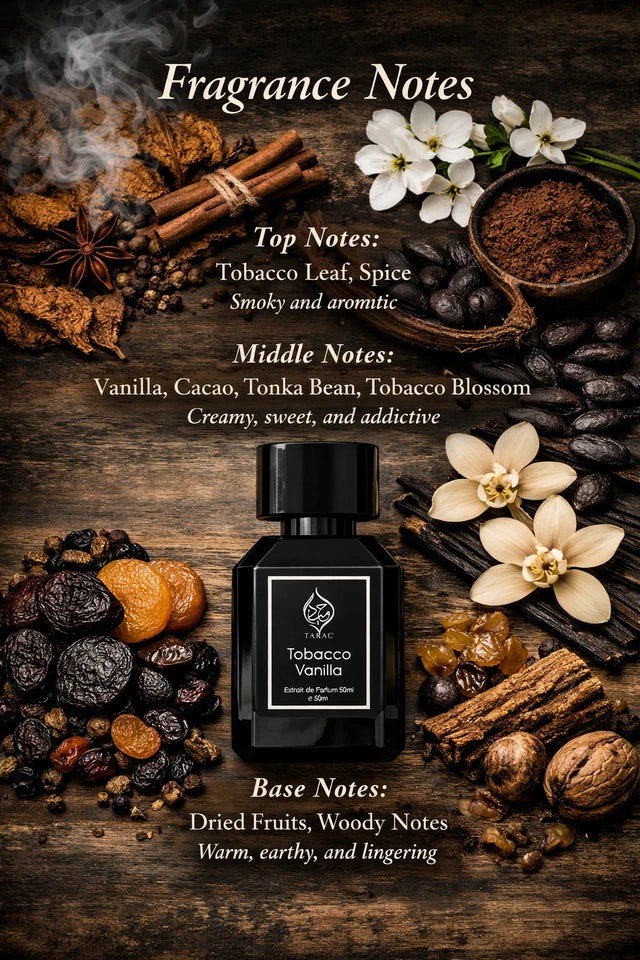 Tobacco Vanilla Extrait de Parfum Sweet Oud Tobacco Perfume Unisex Humayd 50ml
