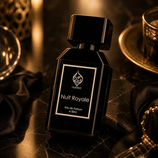 Nuit Royale Eau De Parfum Men's Oud Perfume Woody Arabian Niche by Humayd 50ml