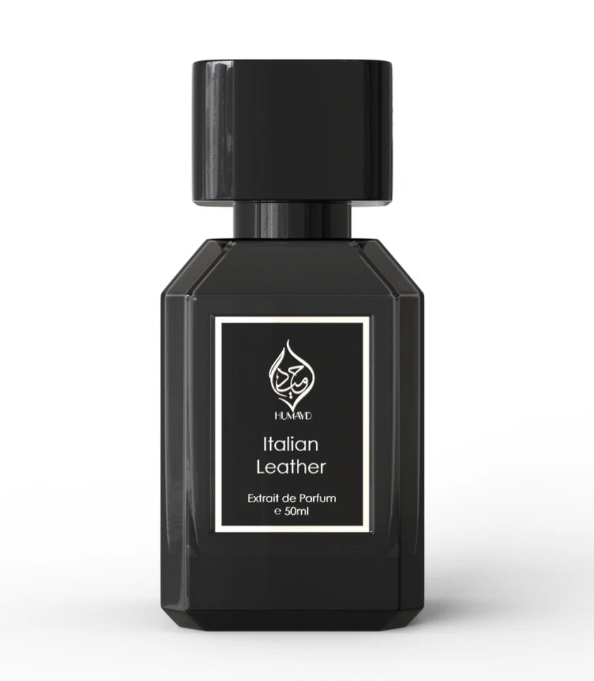 Italian Leather Tobacco Leather Mens Fragrance Extrait de Parfum Humayd 50ml