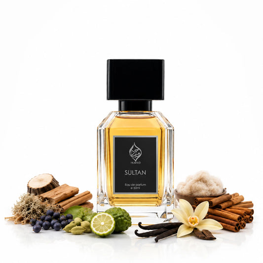 HUMAYD Sultan Perfume Men | Arabian Woody Warm Spicy Fragrance | 50ml