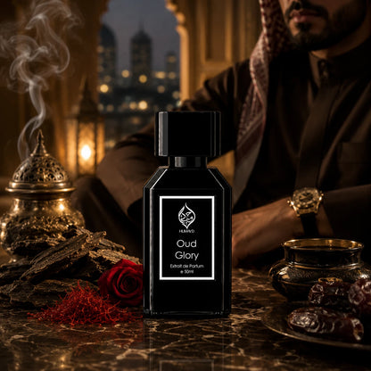 HUMAYD Oud Glory Extrait de Parfum Men | Arabian Woody Spicy Oud 50ml