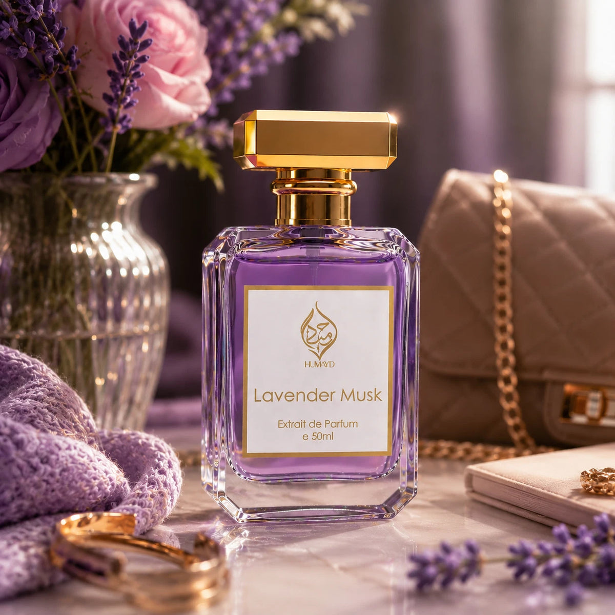 HUMAYD Lavender Musk Extrait de Parfum Women's | Floral Fruity Fragrance 50ml