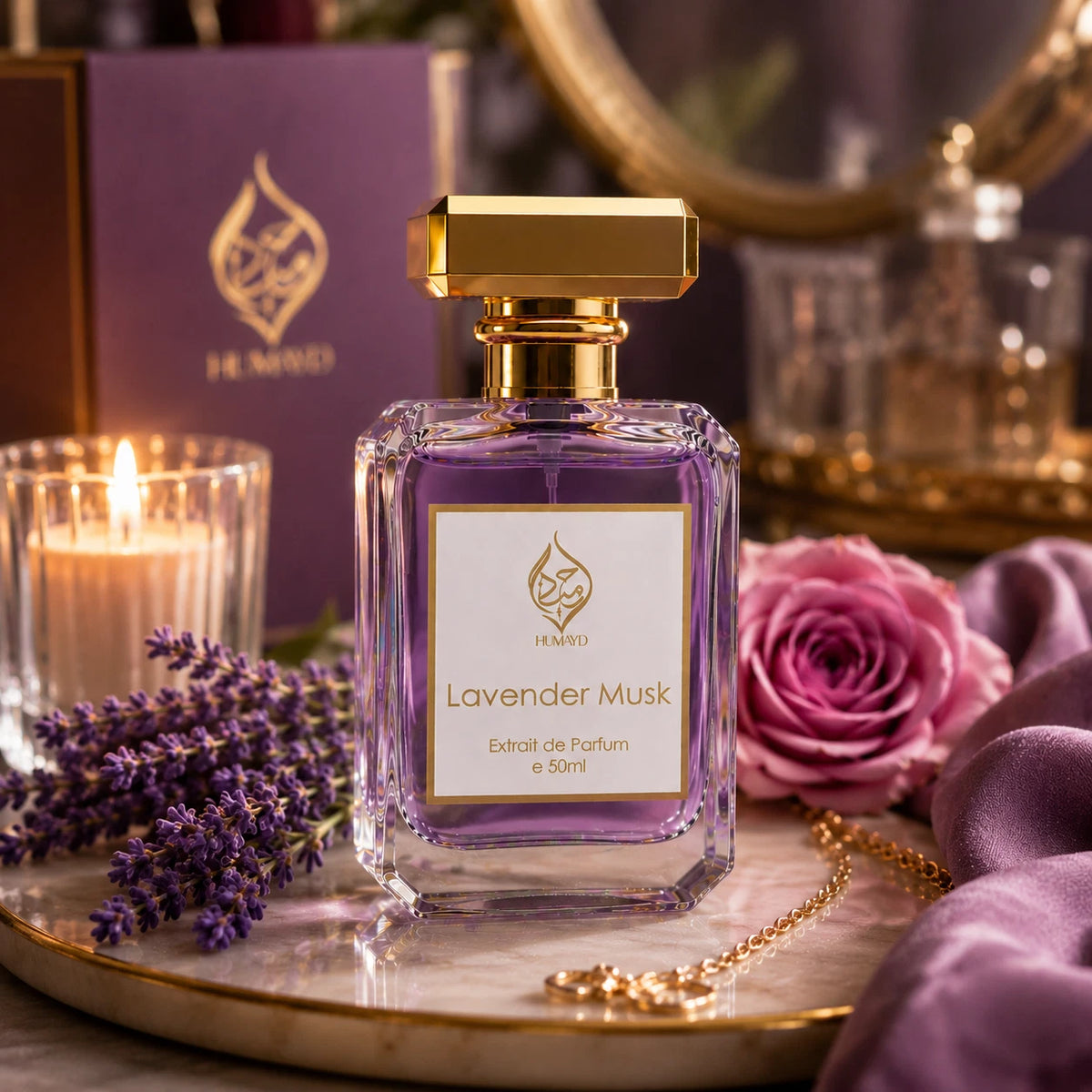HUMAYD Lavender Musk Extrait de Parfum Women's | Floral Fruity Fragrance 50ml