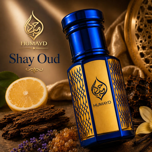 HUMAYD Shay Oud Perfume Oil Unisex | Alcohol-Free Oud Vanilla Fragrance Attar 6ml