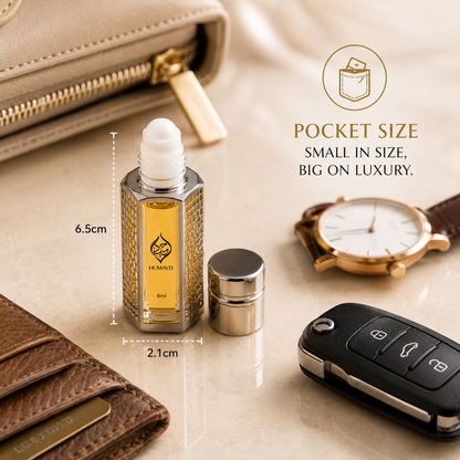HUMAYD Arba Wardat Perfume Oil Unisex | Fresh Floral Fragrance Attar 6ml