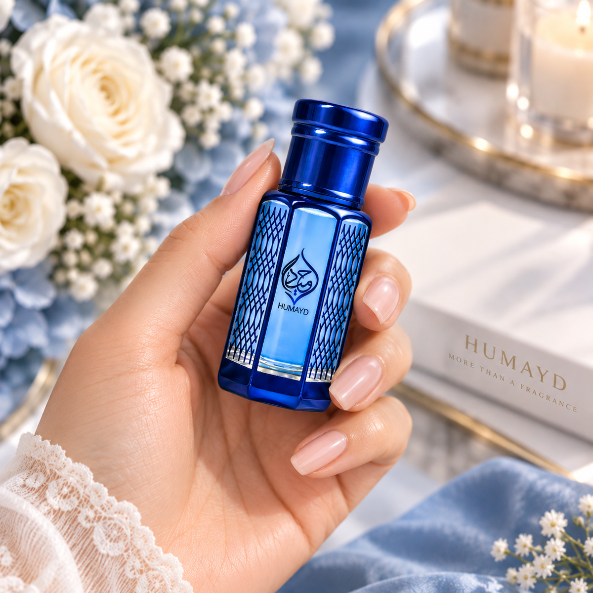HUMAYD Blue Musk Perfume Oil Unisex | Concentrated Musk Attar Alcohol Free 6ml