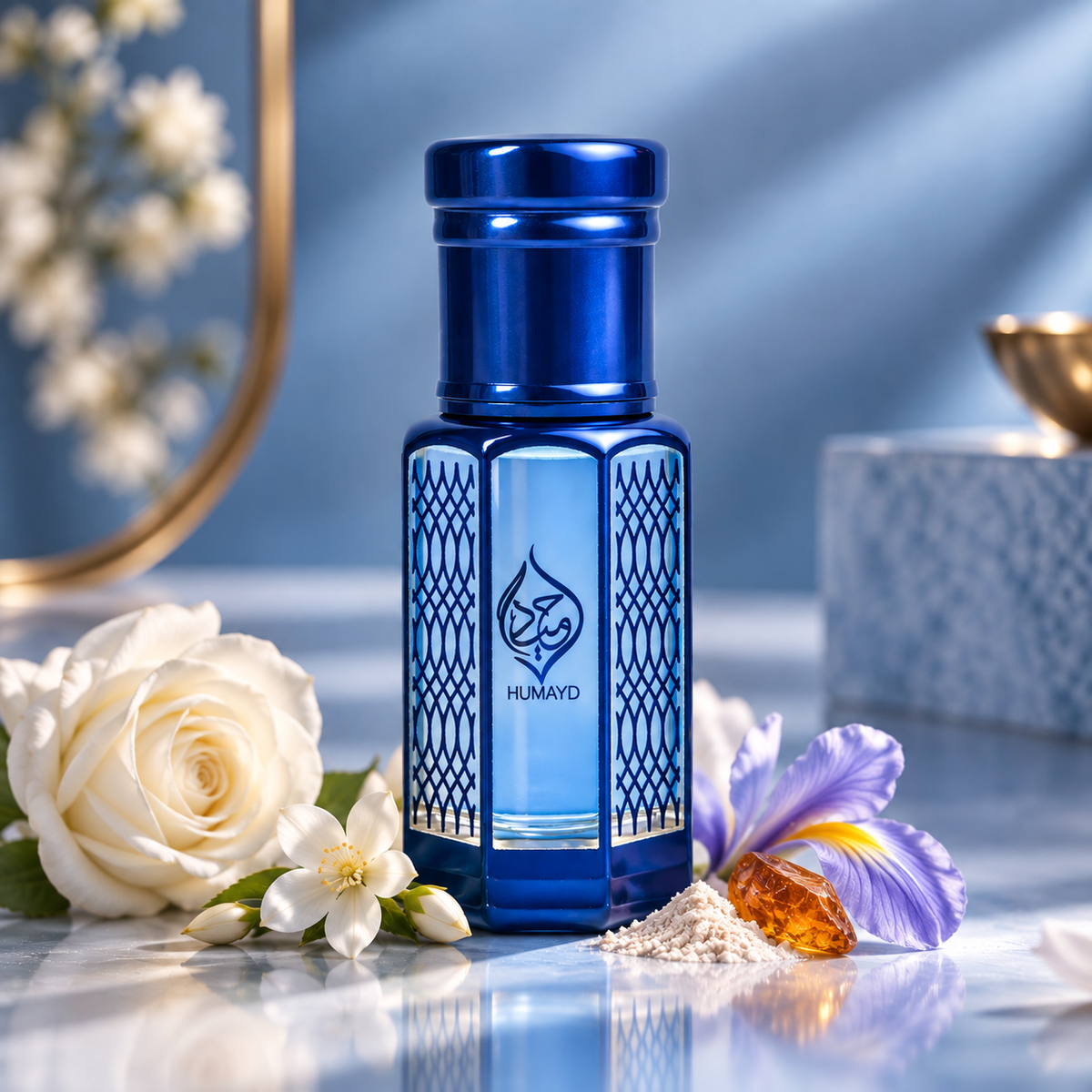 HUMAYD Blue Musk Perfume Oil Unisex | Concentrated Musk Attar Alcohol Free 6ml