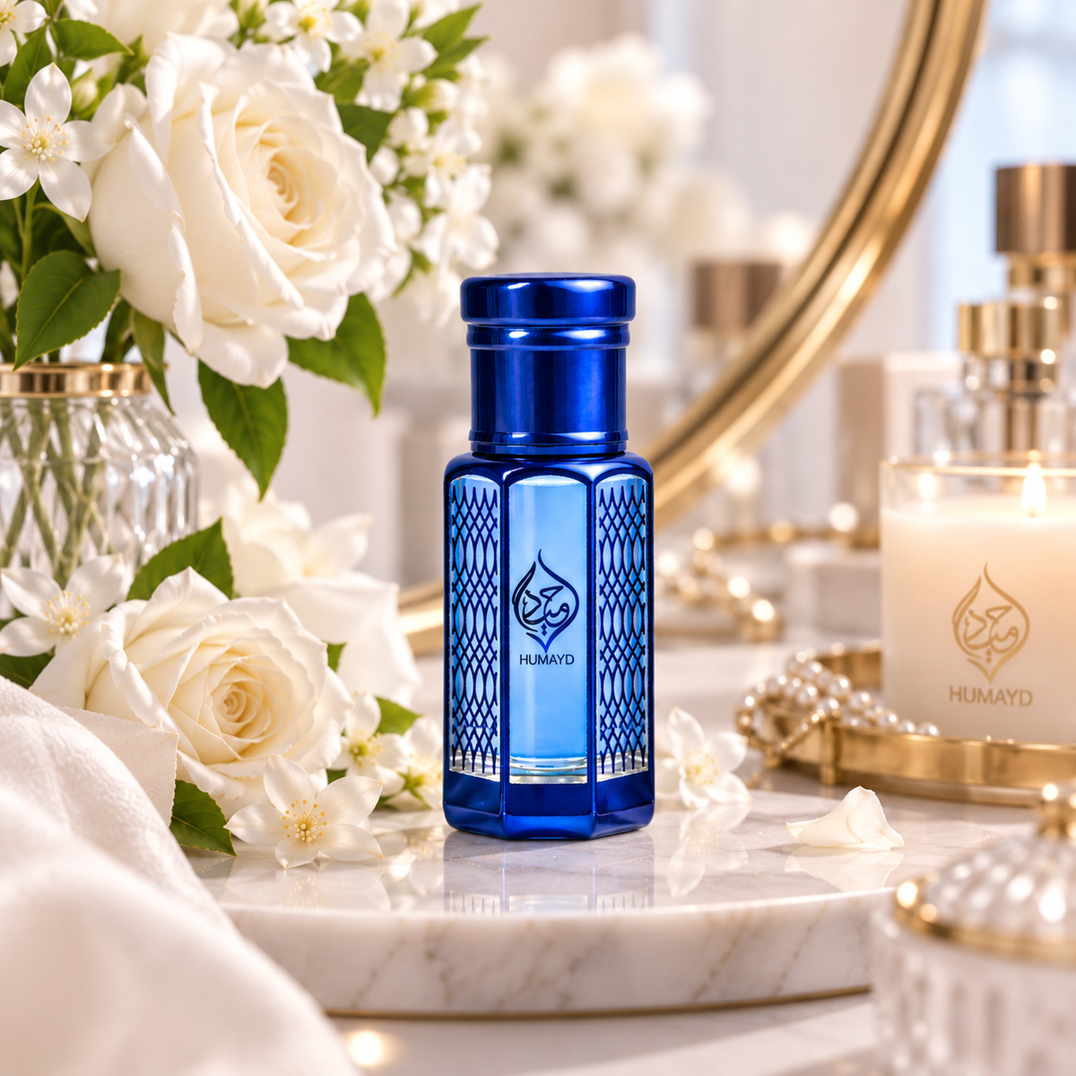 HUMAYD Blue Musk Perfume Oil Unisex | Concentrated Musk Attar Alcohol Free 6ml