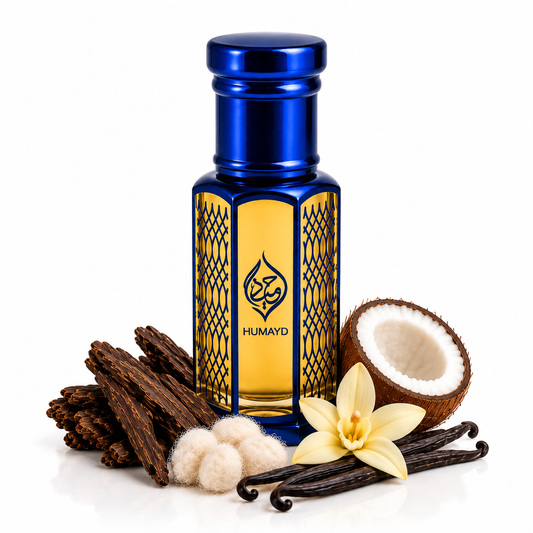 HUMAYD Coco Oud Perfume Oil Unisex | Arabian Coconut Attar Alcohol-Free 6ml
