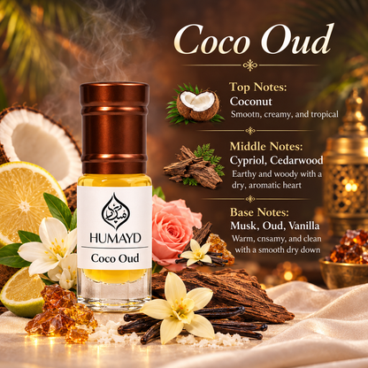 HUMAYD Perfume Oil Unisex | Musk | Oud | Attar | Fragrance | Roll On | Choose Any Scent 3ml