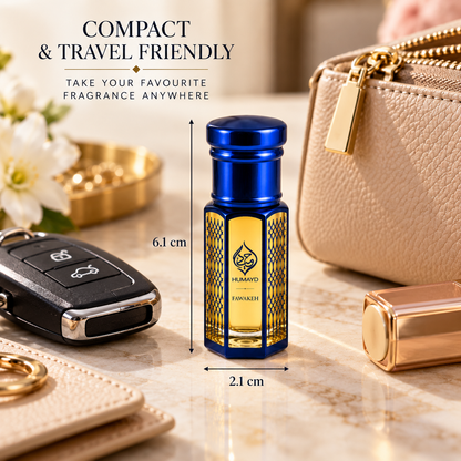HUMAYD Fawakeh Perfume Oil Unisex | Concentrated Alcohol Free Fragrance 6ml