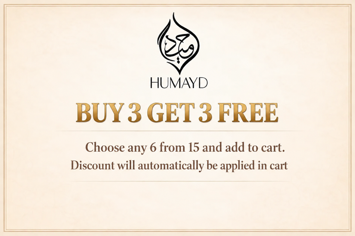 HUMAYD Perfume Oil Unisex | Musk | Oud | Attar | Fragrance | Roll On | Choose Any Scent 3ml