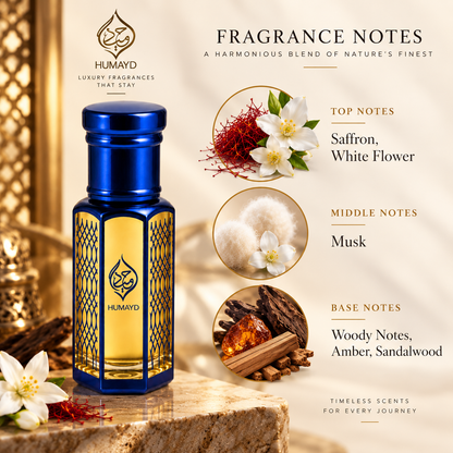 HUMAYD Mizyan Perfume Oil Unisex | Concentrated Arabian Attar Roll On 6ml