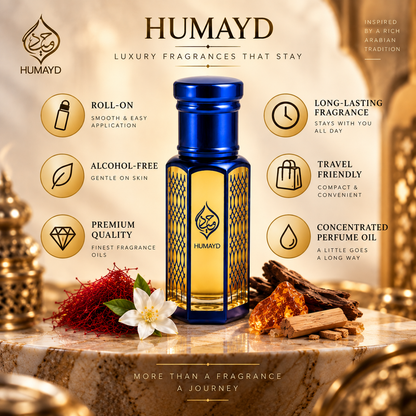 HUMAYD Mizyan Perfume Oil Unisex | Concentrated Arabian Attar Roll On 6ml