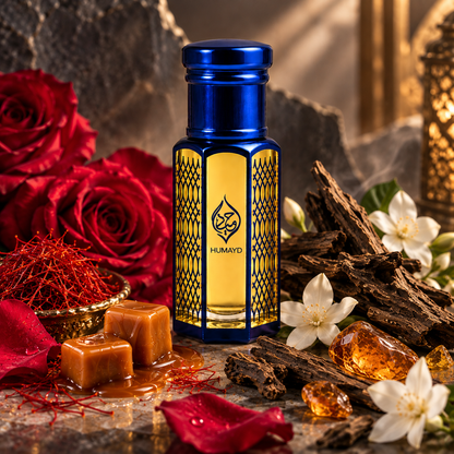 HUMAYD Mukhallat Emirates Perfume Oil Unisex | Floral Spicy Arabian Attar 6ml