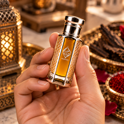 HUMAYD Mukhallat Malaki Perfume Oil | Concentrated Oud Spicy Arabian Roll On 6ml