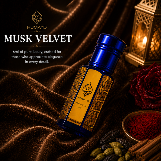 HUMAYD Musk Velvet Perfume Oil Unisex | Arabian Musk Fragrance 6ml