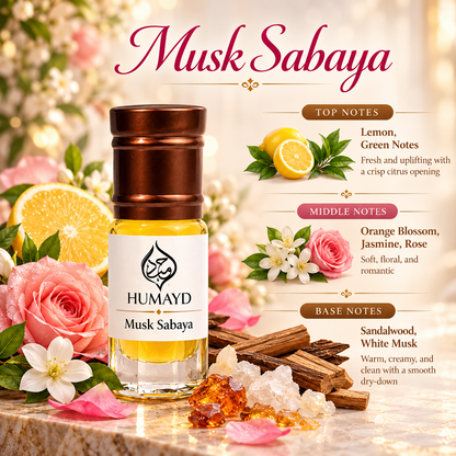 HUMAYD Perfume Oil Unisex | Musk | Oud | Attar | Fragrance | Roll On | Choose Any Scent 3ml