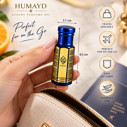 HUMAYD Orange Musk Perfume Oil Unisex | Concentrated Attar Alcohol Free 6ml