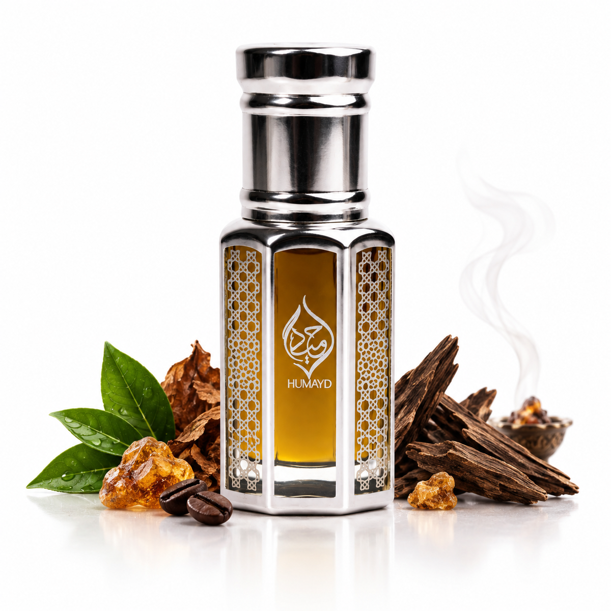 HUMAYD Oud Afghan Perfume Oil Men | Concentrated Oud Roll On Fragrance 6ml