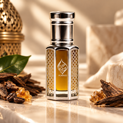 HUMAYD Oud Afghan Perfume Oil Men | Concentrated Oud Roll On Fragrance 6ml