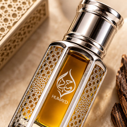 HUMAYD Oud Afghan Perfume Oil Men | Concentrated Oud Roll On Fragrance 6ml