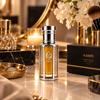 HUMAYD Oud Emir Perfume Oil | Concentrated Arabian Oud Spicy Attar Roll On 6ml