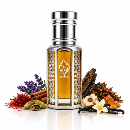 HUMAYD Oud Emir Perfume Oil | Concentrated Arabian Oud Spicy Attar Roll On 6ml