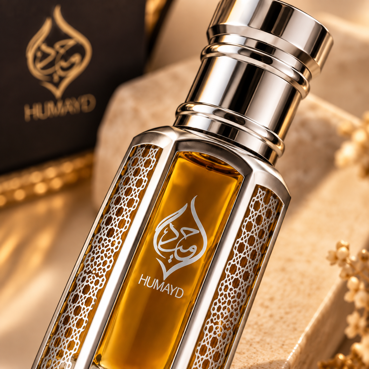 HUMAYD Oud Emir Perfume Oil | Concentrated Arabian Oud Spicy Attar Roll On 6ml