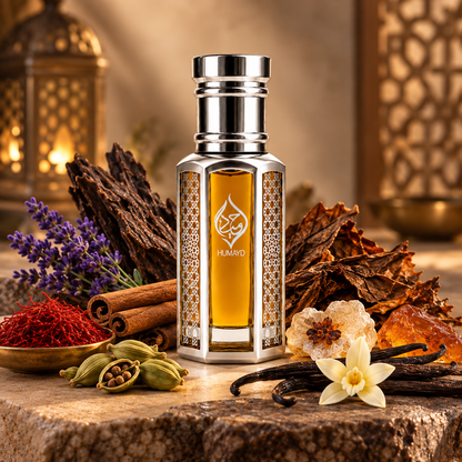 HUMAYD Oud Emir Perfume Oil | Concentrated Arabian Oud Spicy Attar Roll On 6ml