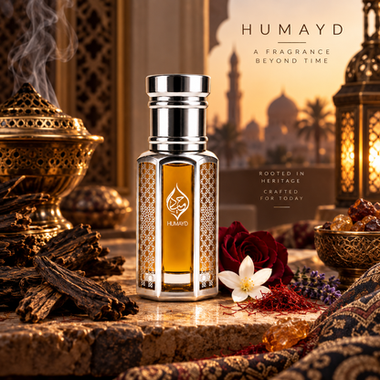 HUMAYD Oud Glory Perfume Oil Unisex | Concentrated Oud Arabian Roll On 6ml