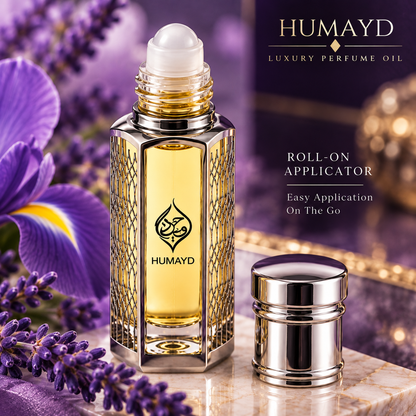 HUMAYD Oud Lavender Perfume Oil Unisex | Roll On Alcohol Free Fragrance 6ml