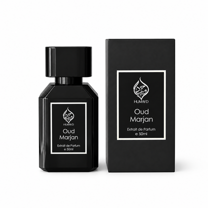 HUMAYD Oud Marjan Extrait de Parfum Unisex | Arabian Perfume Fragrance 50ml