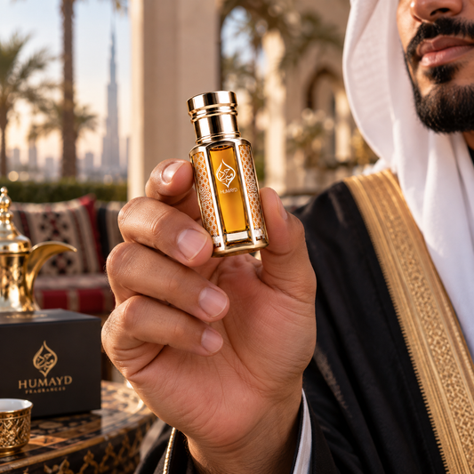 HUMAYD Oud Marjan Perfume Oil Unisex | Roll On Arabian Fragrance 6ml