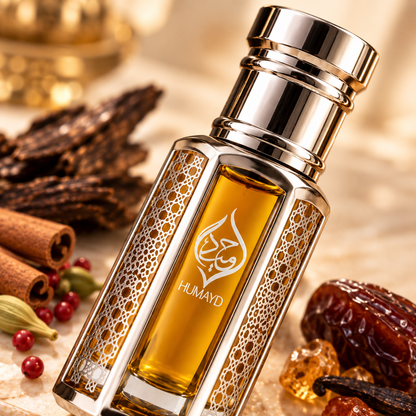 HUMAYD Oud Marjan Perfume Oil Unisex | Roll On Arabian Fragrance 6ml