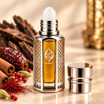 HUMAYD Oud Marjan Perfume Oil Unisex | Roll On Arabian Fragrance 6ml