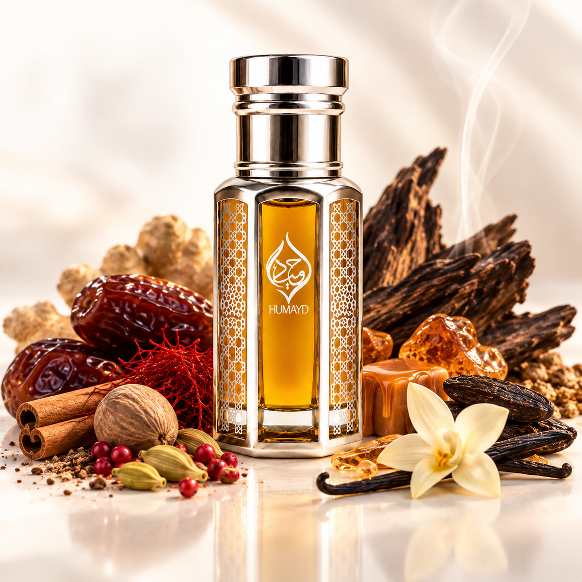 HUMAYD Oud Marjan Perfume Oil Unisex | Roll On Arabian Fragrance 6ml