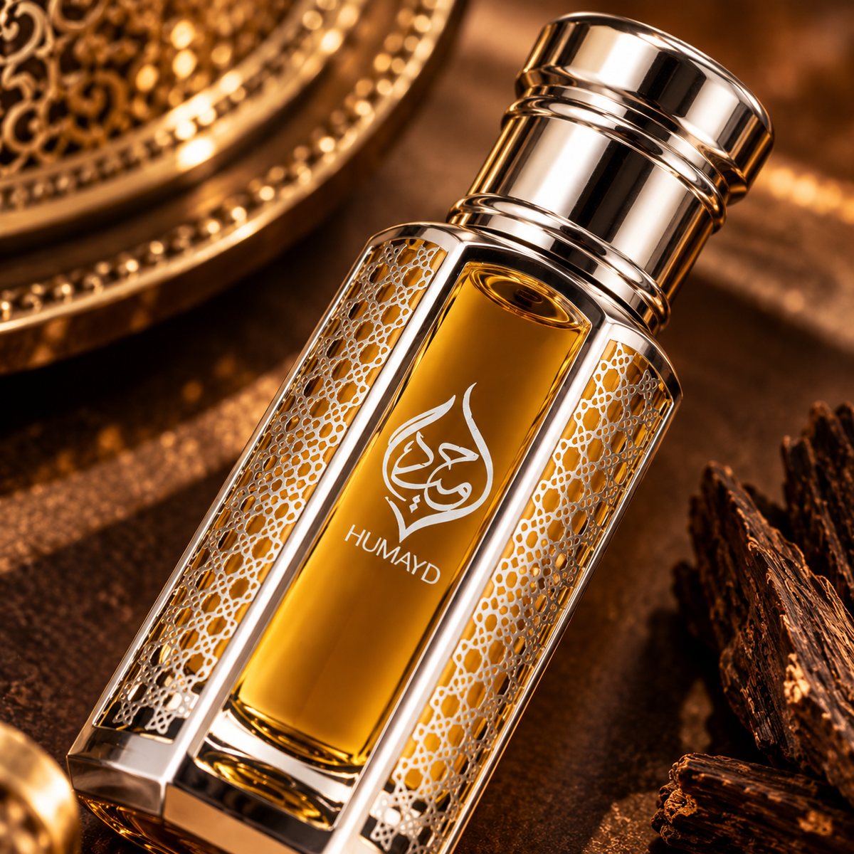 HUMAYD Oud Mukhallat Perfume Oil Unisex | Arabian Spicy Roll On Fragrance 6ml
