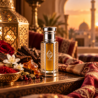 HUMAYD Oud Mukhallat Perfume Oil Unisex | Arabian Spicy Roll On Fragrance 6ml