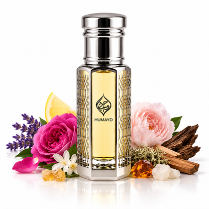 HUMAYD Oud Roses Perfume Oil Unisex | Roll On Alcohol Free Fragrance 6ml