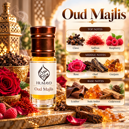 HUMAYD Perfume Oil Unisex | Musk | Oud | Attar | Fragrance | Roll On | Choose Any Scent 3ml