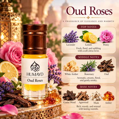 HUMAYD Perfume Oil Unisex | Musk | Oud | Attar | Fragrance | Roll On | Choose Any Scent 3ml