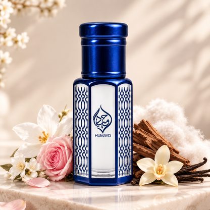 HUMAYD Powder Musk Perfume Oil Unisex | Thick Musk Attar Alcohol Free Scent 6ml