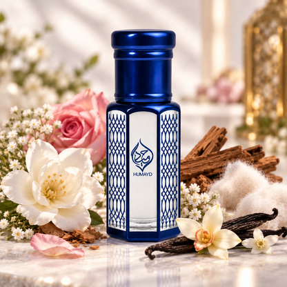 HUMAYD Powder Musk Perfume Oil Unisex | Thick Musk Attar Alcohol Free Scent 6ml