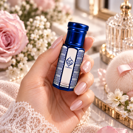 HUMAYD Powder Musk Perfume Oil Unisex | Thick Musk Attar Alcohol Free Scent 6ml