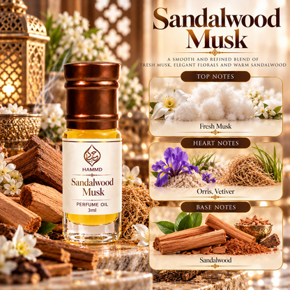 HUMAYD Perfume Oil Unisex | Musk | Oud | Attar | Fragrance | Roll On | Choose Any Scent 3ml