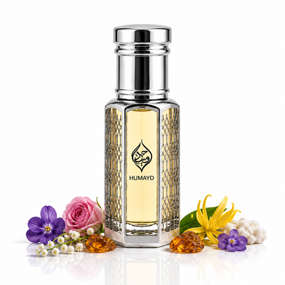 HUMAYD Violet Musk Perfume Oil Unisex | Alcohol Free Roll On Fragrance 6ml